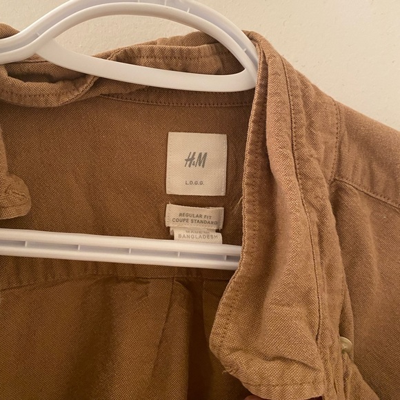 Brown Button Up shirt - Picture 3 of 5